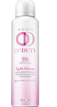 Avon On Duty Light Bloom Antiperspirant Deodorant